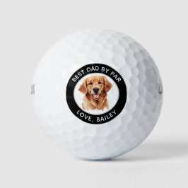 Golden Retriever Dog Personalisiert Zeichnend Golfball