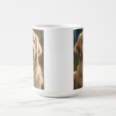 Golden Retriever Dog Portrait Pose Kaffeetasse (Mittel)