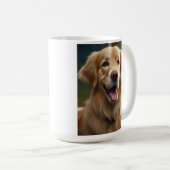 Golden Retriever Dog Portrait Pose Kaffeetasse (VorderseiteRechts)