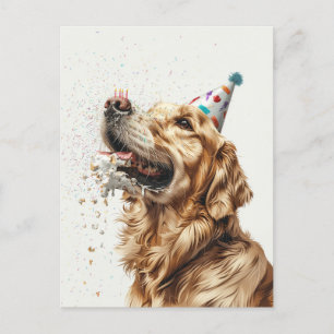 Golden Retriever Dog Postkarte