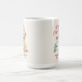 Golden Retriever Dog Pub Weihnachtskaffee Tasse (Mittel)