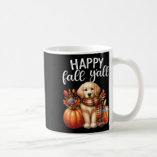 Golden Retriever Dog Pumpkin Gewürz Happy Fall Yal Kaffeetasse