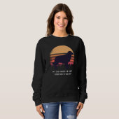 Golden Retriever Dog Retro 7 Sweatshirt (Vorne ganz)