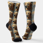 Golden Retriever Dog Socken (Gewinkelt)