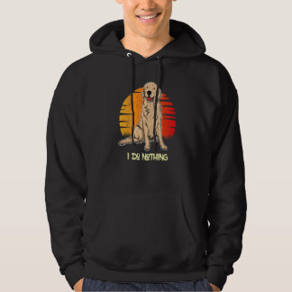 Golden Retriever Dog Sunset  4 Hoodie