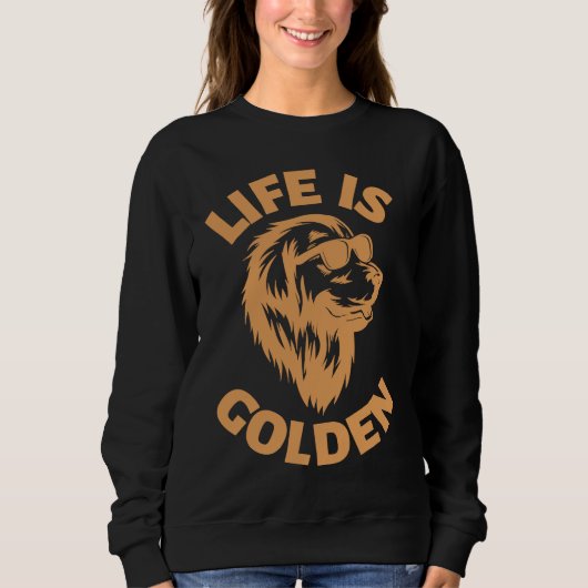 Golden Retriever Dog Sweatshirt (Vorderseite)