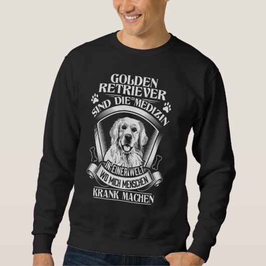 Golden Retriever Dog Sweatshirt (Vorderseite)
