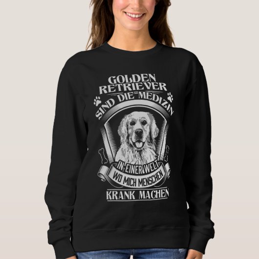 Golden Retriever Dog Sweatshirt (Vorderseite)