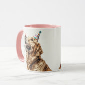Golden Retriever Dog Tasse (Vorderseite Links)