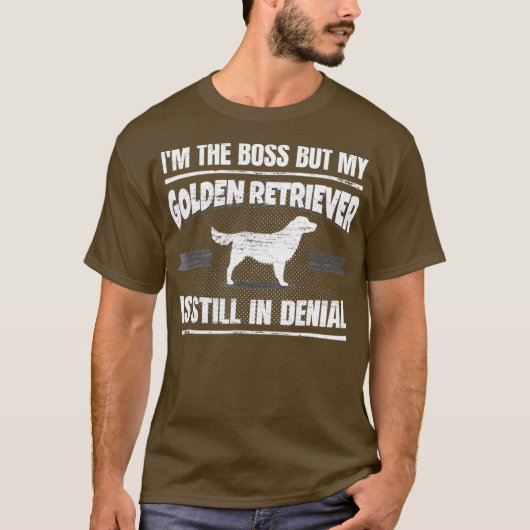 Golden Retriever Dog Training Funny Dog Lover T-Shirt (Vorderseite)