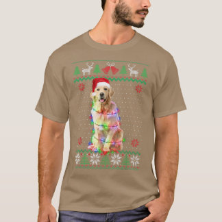 Golden Retriever Dog Ugly Sweater Christmas Puppy T-Shirt