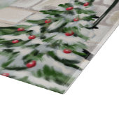 Golden Retriever Dog Weihnachten Schneidebrett (Ecke)