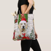 Golden Retriever Dog Weihnachten Tasche (Von Nahem)