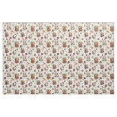 Golden Retriever Dog Weihnachtsmuster Stoff (Fat Quarter (45,7 x 55,9 cm))