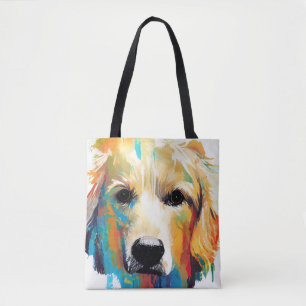 Golden Retriever Dog Wilde Natur Tiermalerei Tasche