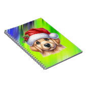 Golden Retriever Dog with Santa Claus Style-82535 Notizblock (Rechte Seite)