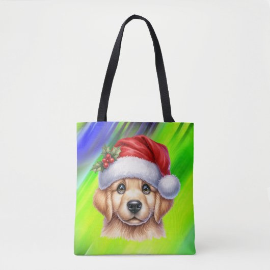 Golden Retriever Dog with Santa Claus Style-82535 Tasche (Vorderseite)