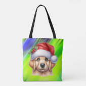 Golden Retriever Dog with Santa Claus Style-82535 Tasche (Rückseite)