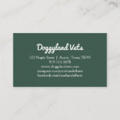 Golden Retriever Dogggy Vet Enclosure Card Begleitkarte (Rückseite)