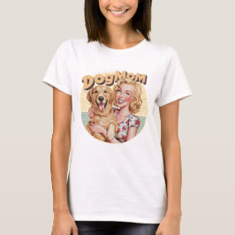 Golden Retriever DogMom T - Shirt Doglover Retritr