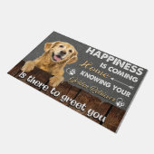 Golden Retriever Doormat, Golden Retriever Lover Fußmatte (Schrägansicht)