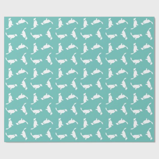 Golden Retriever Doppy Puppy Geschenkpapier (Flach)