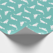 Golden Retriever Doppy Puppy Geschenkpapier (Ecke)