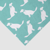 Golden Retriever Doppy Puppy Seidenpapier (Detail)