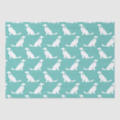 Golden Retriever Doppy Puppy Seidenpapier (Vorderseite)