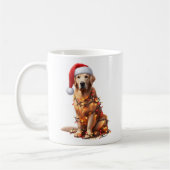 Golden Retriever Doppy Welpen Weihnachten Kaffeetasse (Links)