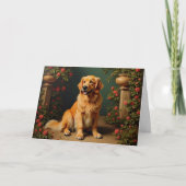 Golden Retriever Dose Blank Card Dankeskarte (Vorderseite)