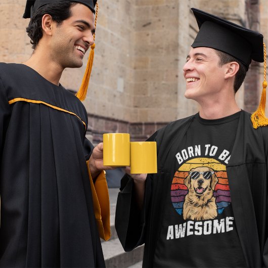 Golden Retriever Dose Geboren zu Phantastischem Re T-Shirt