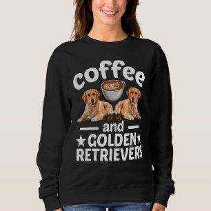 Golden Retriever Dose Kaffee und Golden Retriever Sweatshirt