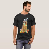 Golden Retriever Easter Day Bunny Eggs Easter Cost T-Shirt (Vorne ganz)