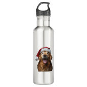 Golden Retriever Edelstahlflasche (Vorderseite)