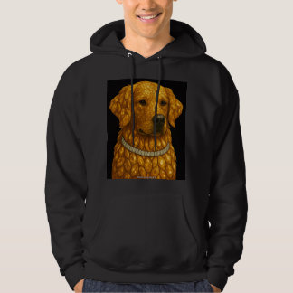 Golden Retriever Edelstein-Porträt Hoodie