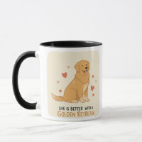 Golden Retriever Eigner Geschenkidee Tasse