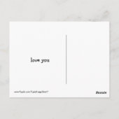 Golden Retriever ein Haus ist nie einsam Postkarte (Rückseite)