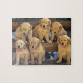 Golden Retriever, ein relativ moderner und Puzzle (Horizontal)