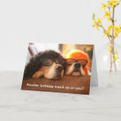 Golden Retriever Eine weitere Geburtstagskarte Karte (Gelbe Blume)