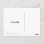 Golden Retriever einfach nur die News-Glückwunsch  Postkarte (Rückseite)