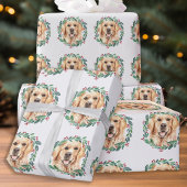Golden Retriever Elegante Dog Weihnachten Geschenkpapier Set