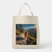 Golden Retriever Elegante Festival - Martha Argeri Tragetasche (Rückseite)