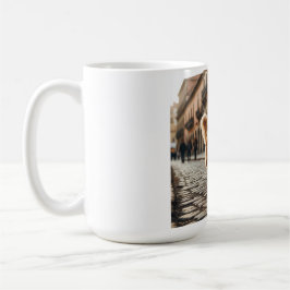 Golden Retriever Elegante Kaffee Tasse