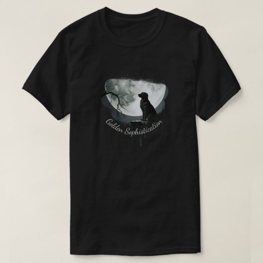 Golden Retriever Eleganz T-Shirt (Design vorne)