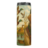 Golden Retriever Entenjagd Thermosbecher (Rückseite)