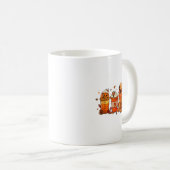 Golden Retriever Erntedank Fall Kaffeepumpur Kaffeetasse (VorderseiteRechts)