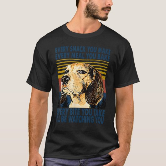 Golden Retriever Every Meal You Make I'll Be Watch T-Shirt (Vorderseite)