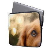 Golden Retriever Eye Laptopschutzhülle (Vorderseite Links)