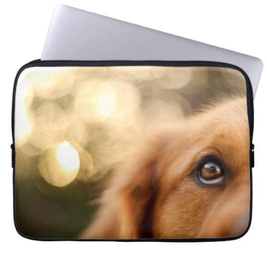 Golden Retriever Eye Laptopschutzhülle (Vorderseite)